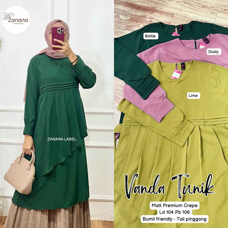 Vanda tunik premium ZANANALABEL