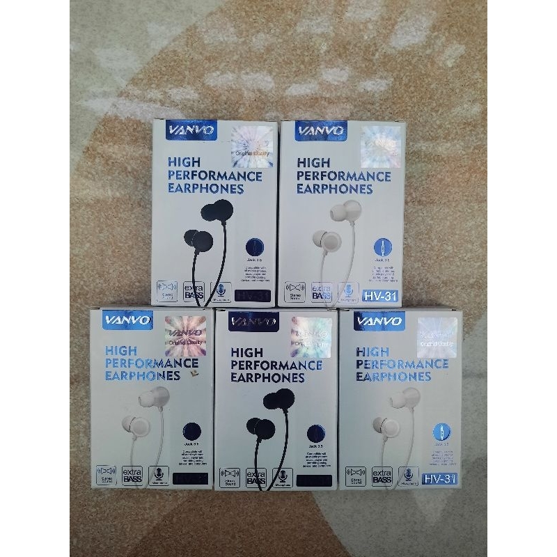 HF VANVO HV-31 / HEADSET / EARPHONES