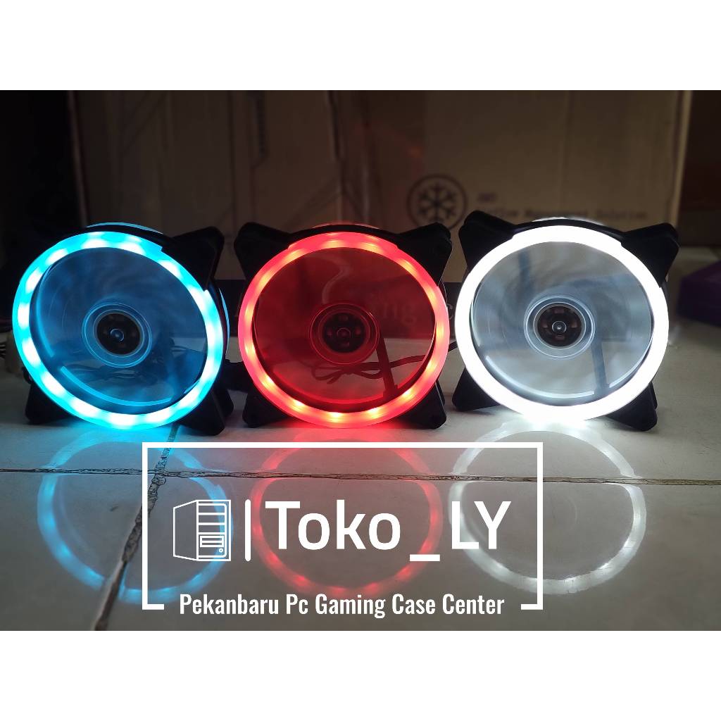 FAN RGB 12CM / FAN CASE PC RGB 12CM/FAN COOLER - Double RING
