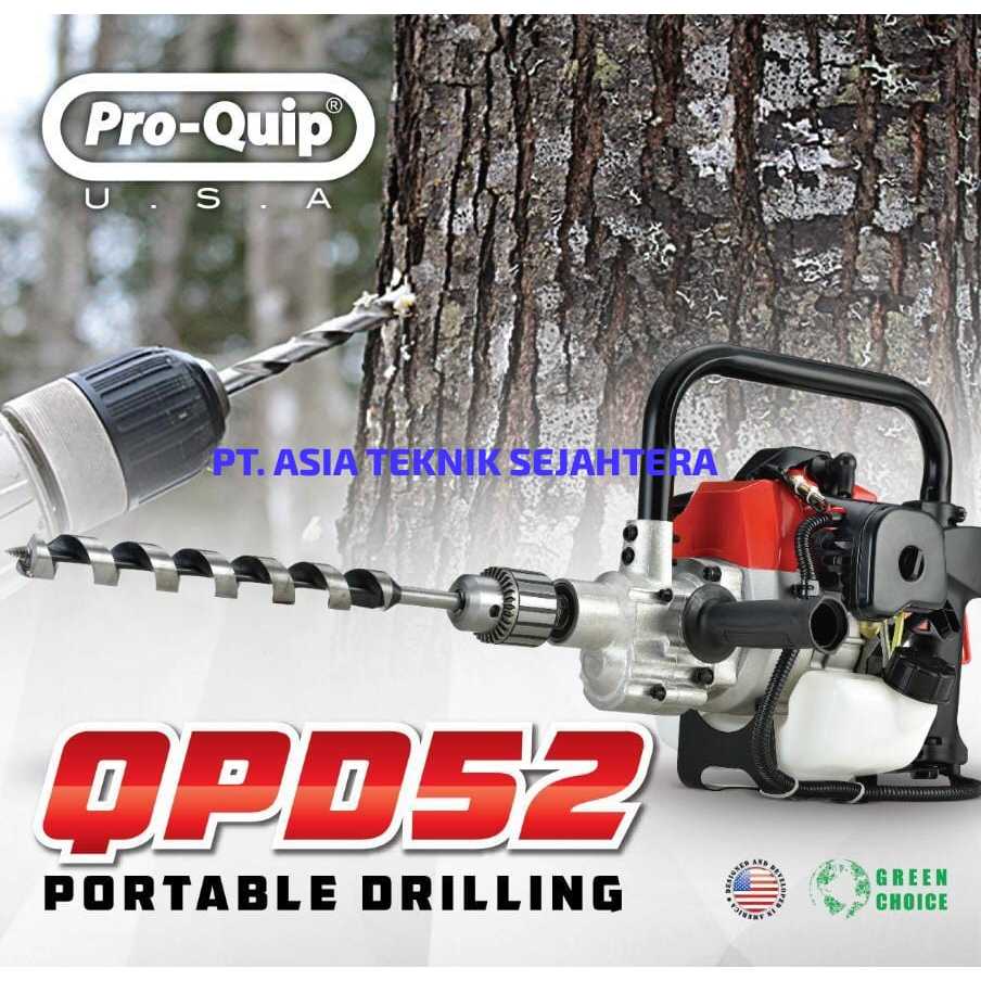 QDP52 MESIN ENGINE PORTABLE BOR DRILLING JINJING POHON SAWIT 13 mm