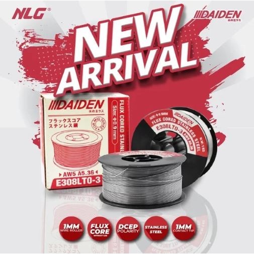 Kawat Las MIG Flux Core Daiden Diameter 1Kg