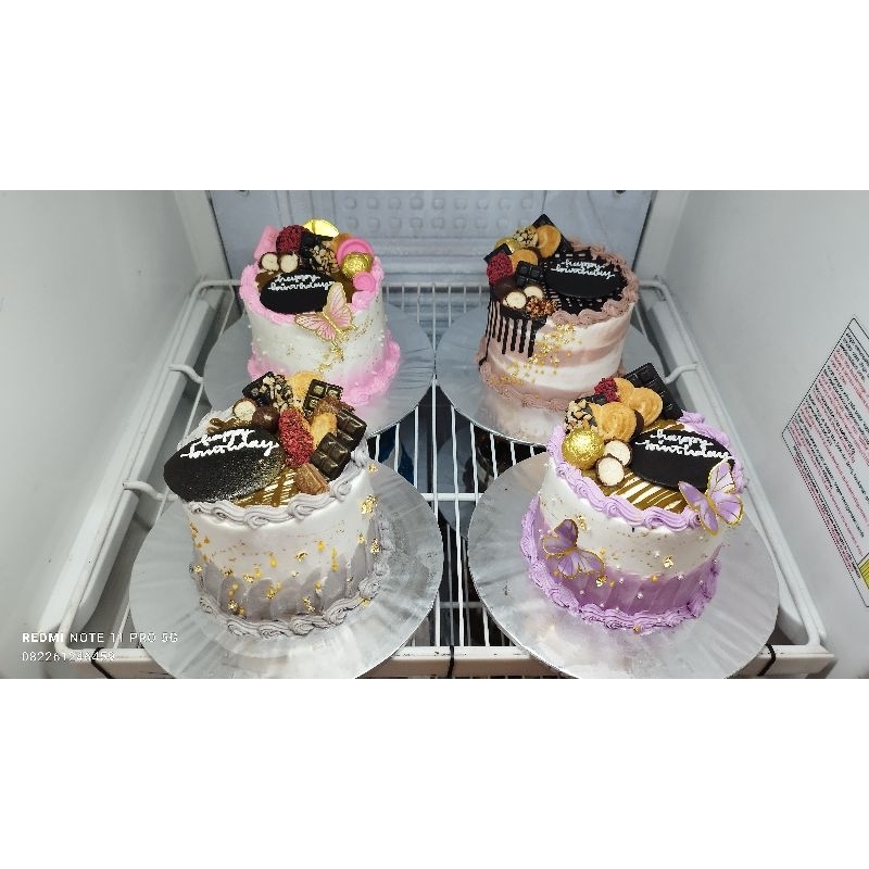 Kue Ulang Tahun Ultah Brownies Palembang 10cm