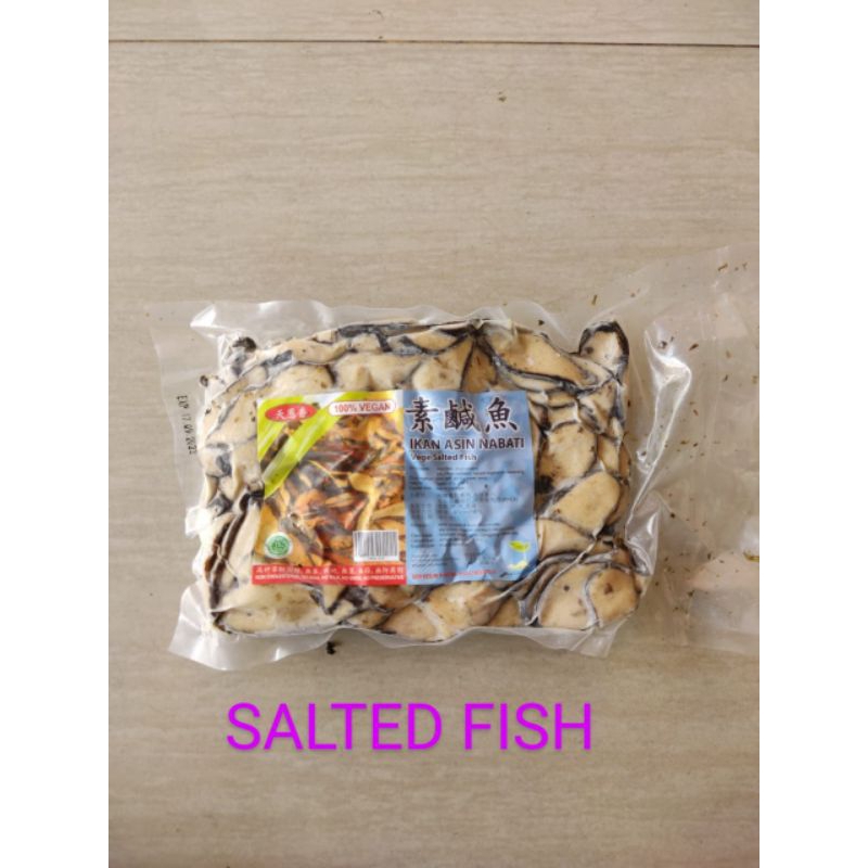 

IKAN ASIN SALTED FISH VEGETARIAN EVERGREEN 450GR