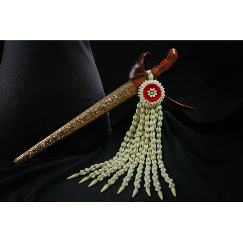 Melati Keris Imitasi mirip asli pengantin jawa