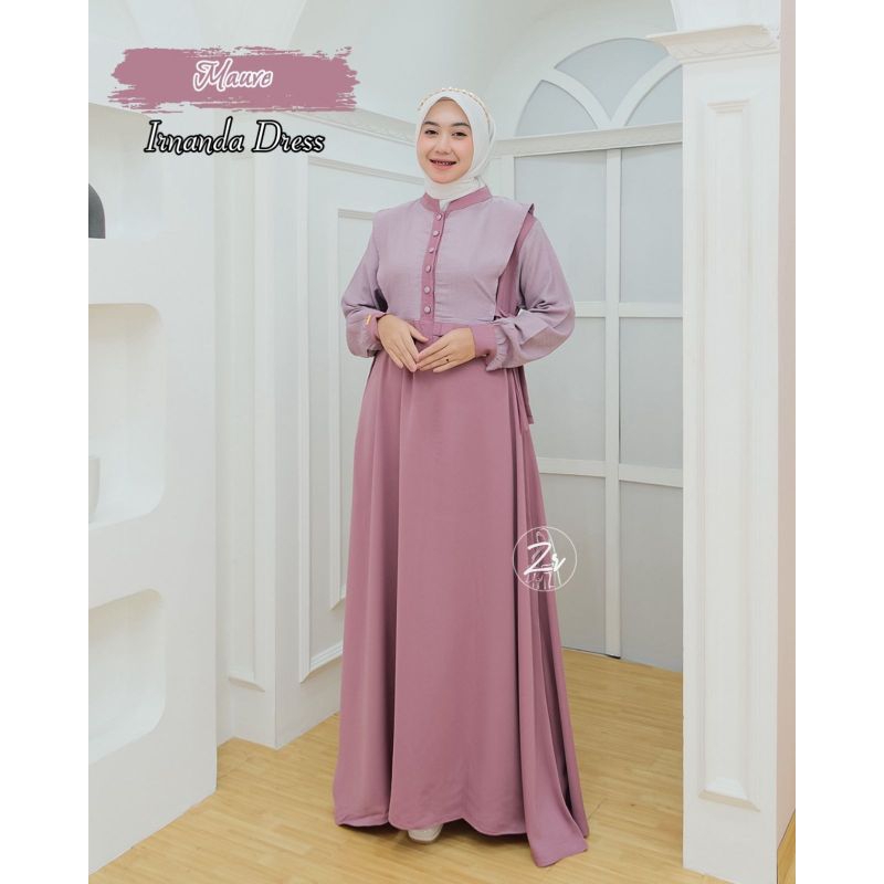 IRNANDA DRESS by ZR / GAMIS IRNANDA / GAMIS YORIS / GAMIS MOTIF / GAMIS WANITA TERBARU