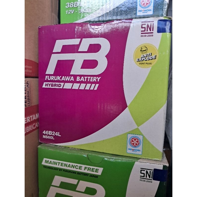 Aki Mobil FB Furukawa Battery NS60l Hybrid Livina Karimun BALENO