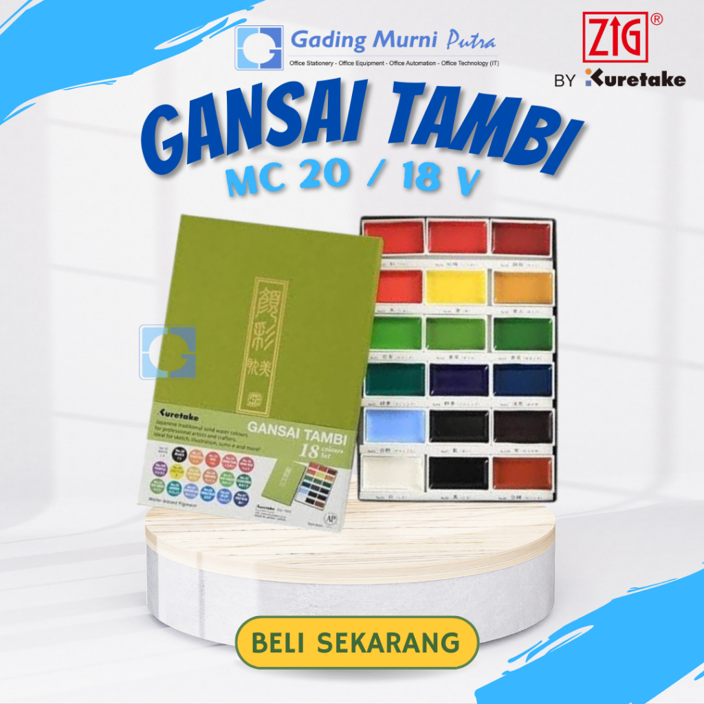 

ZIG KURETAKE GANSAI TAMBI 18 COLOR MC20/18V