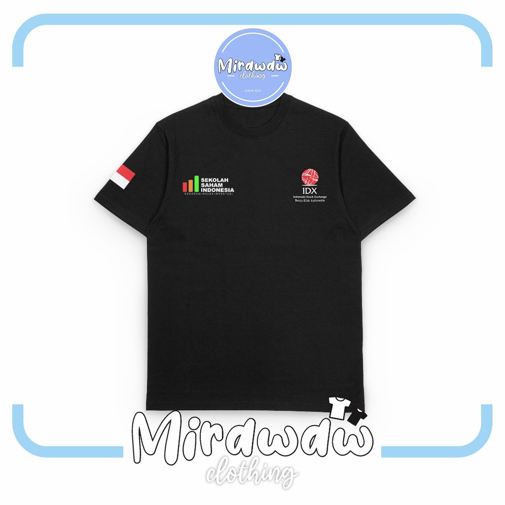 Kaos Sekolah Saham Indonesia Generasi Melek Investasi Baju Distro