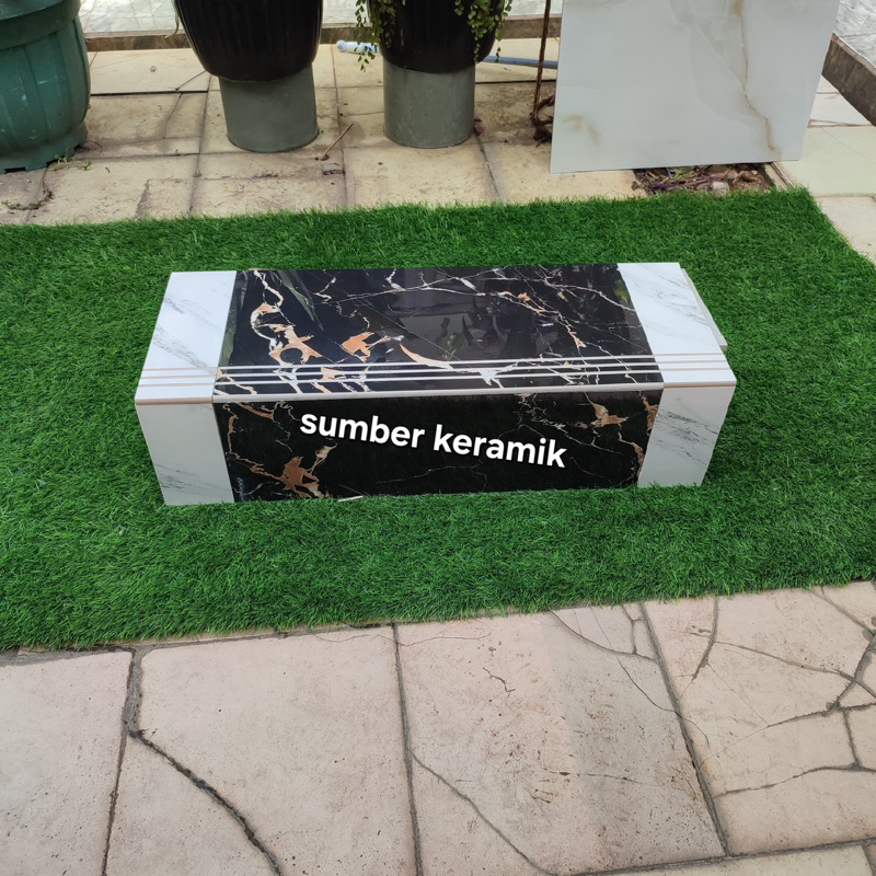 Granite tangga 30x80 20x80 / 30x90 20x90 Geneva black liat lavani