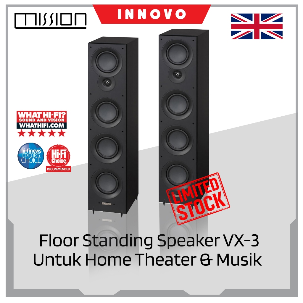 Innovo Speaker Hifi Mission VX3 Floor-Standing