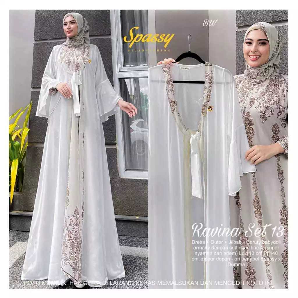 PREMIUM Ravina set 2 Ravina 4 Ravina 11 Ravina set 12 Ravina 13 Ravina set 15 Ravina set 16 gamis