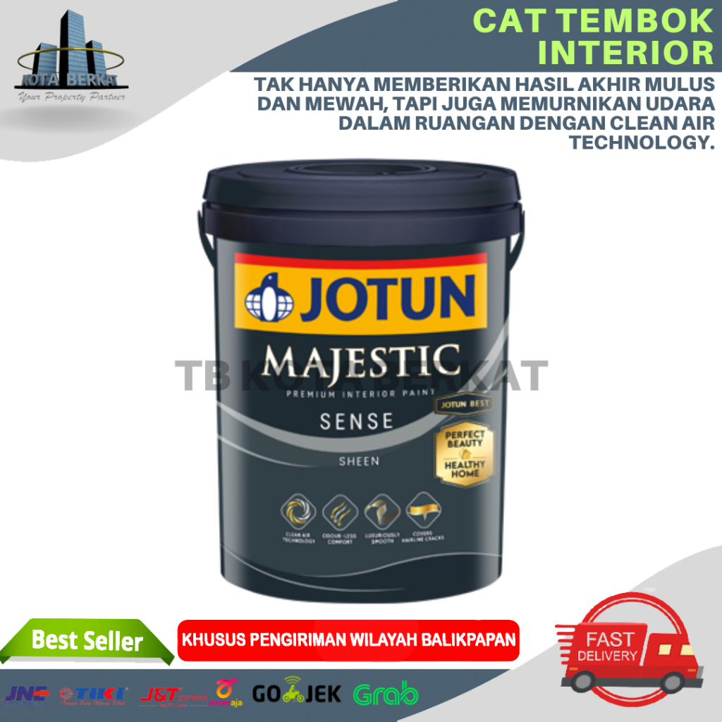 CAT TEMBOK INTERIOR JOTUN / JOTUN MAJESTIC SENSE 20L