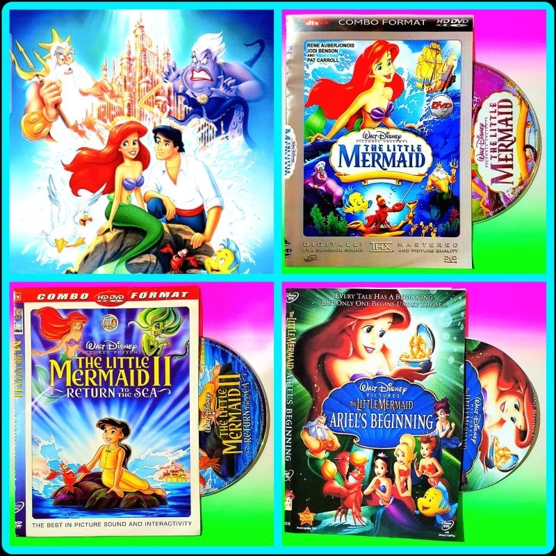 KASET DVD ANAK2 CARTOON DISNEY THE LITTLE MERMAID