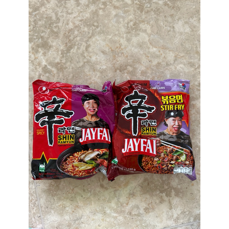 

NONGSHIM SHIN RAMYUN JAYFAI JAY FAI TOMYUM STIR FRY / TOM YUM RAMYUN