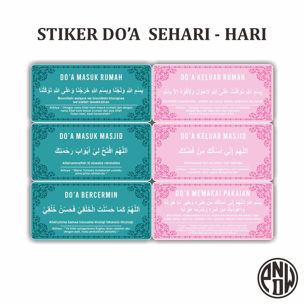 

Stiker Doa Sehari-hari Termurah