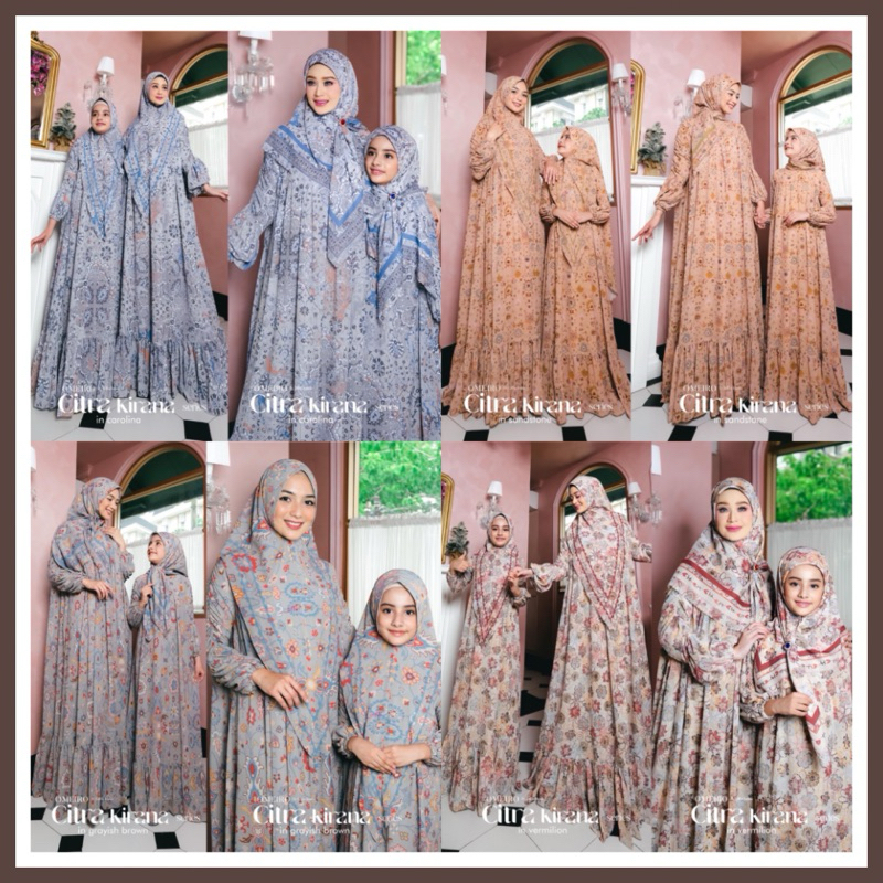 Gamis Set CITRA KIRANA Series Couple Original OMEIRO