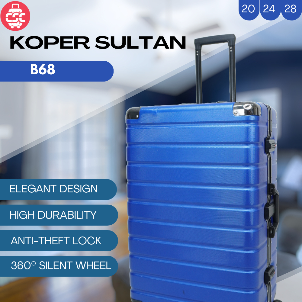 ( B68 ) Koper Sultan 20, 24, 28 Inch Gagang Kuat Dan Nyaman TSA Lock