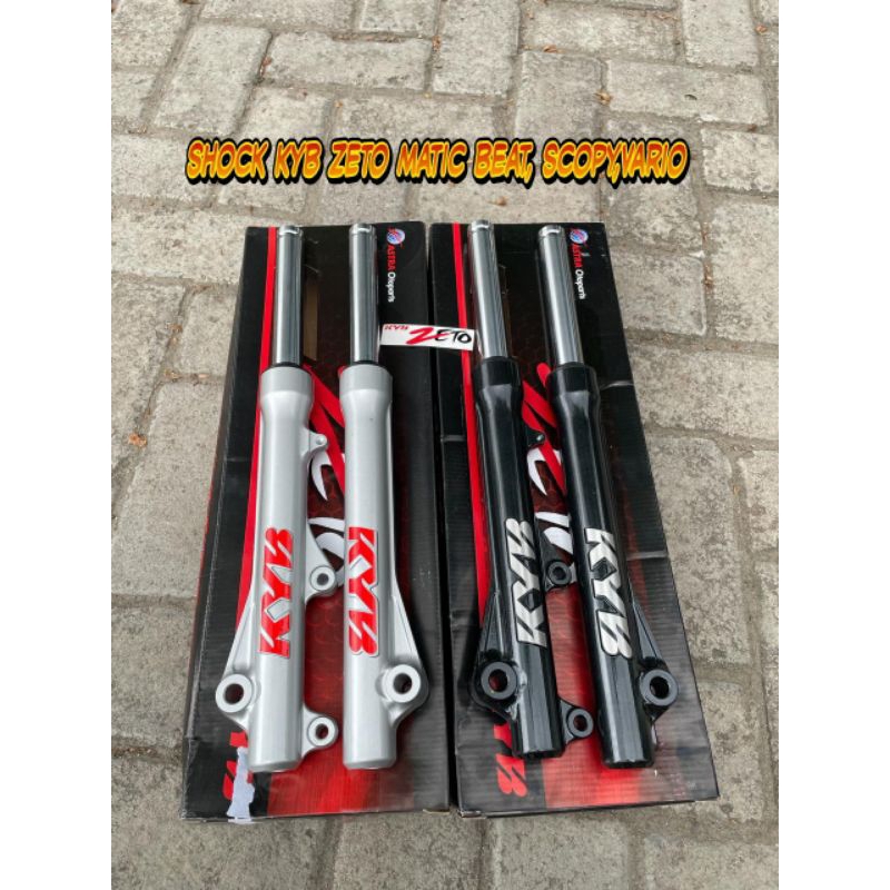 Shock Depan Kyb Zeto beat scopy vario original 100% Shock matic honda kyb zeto