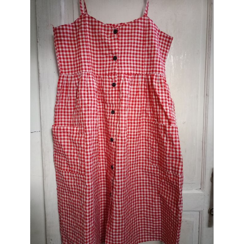 [PRELOVED]tartan korean dress