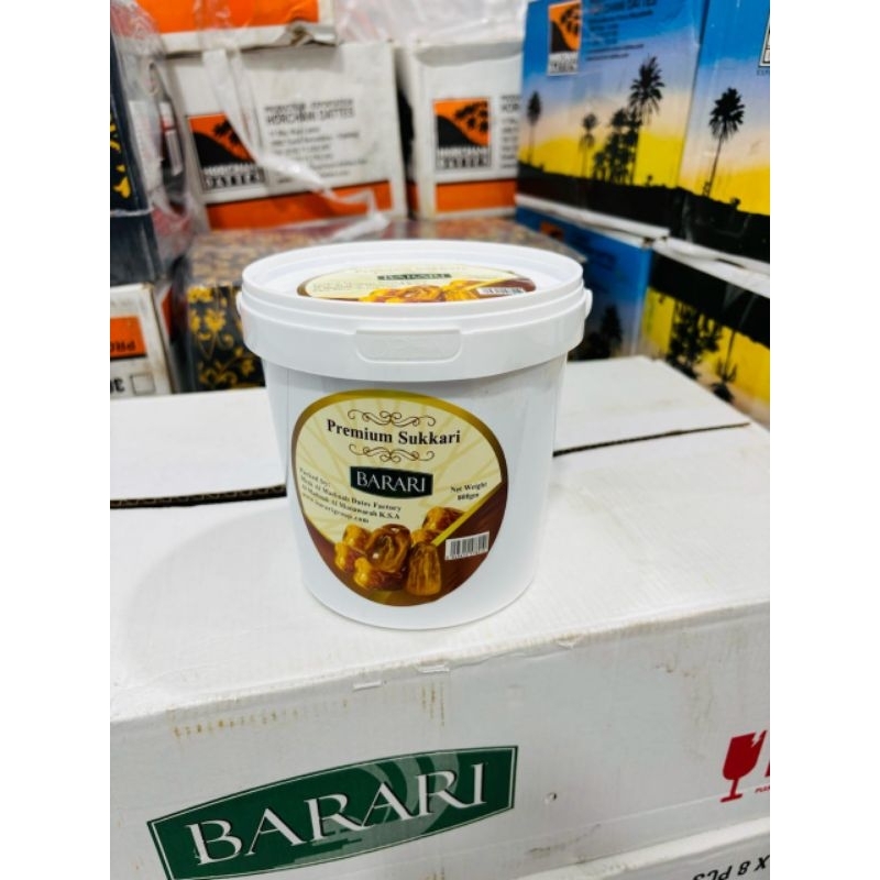 

Kurma Premium Sukari Barari Ember 800gram