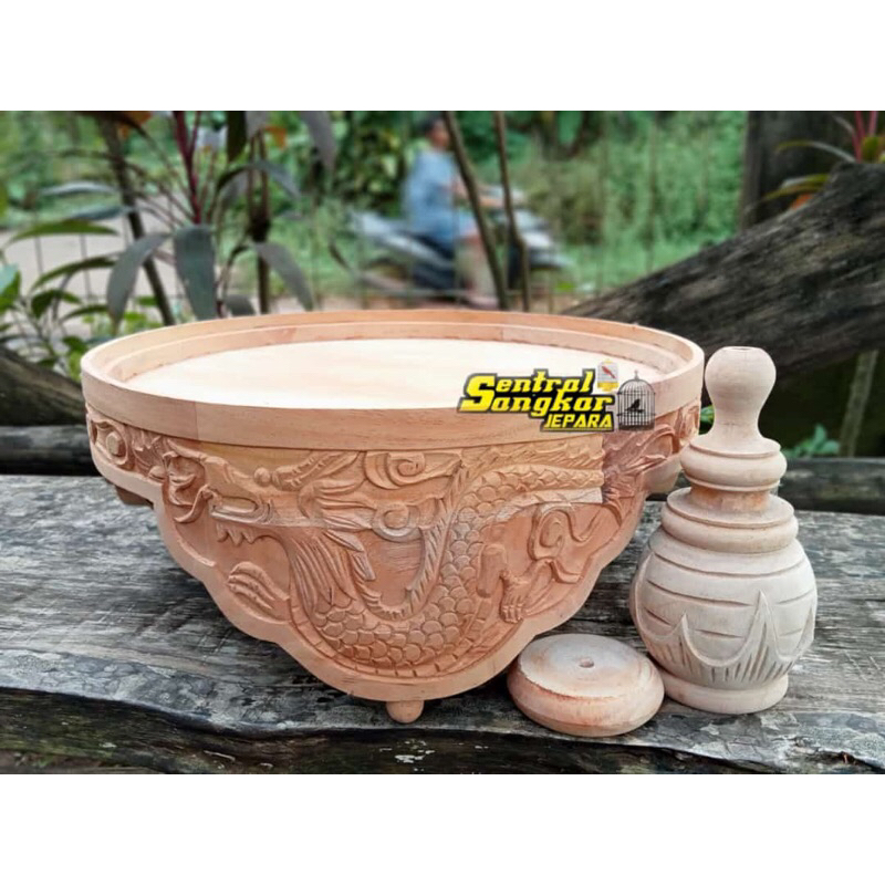 TEBOK SANGKAR LOVEBIRD MOTIF NAGA