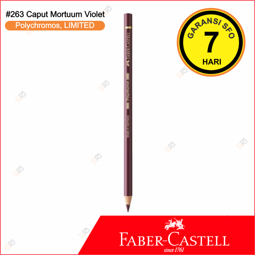 

LE Polychromos Faber Castell Satuan - 263 Caput Mortuum Violet - Limited Edition - SFO Semarang Official
