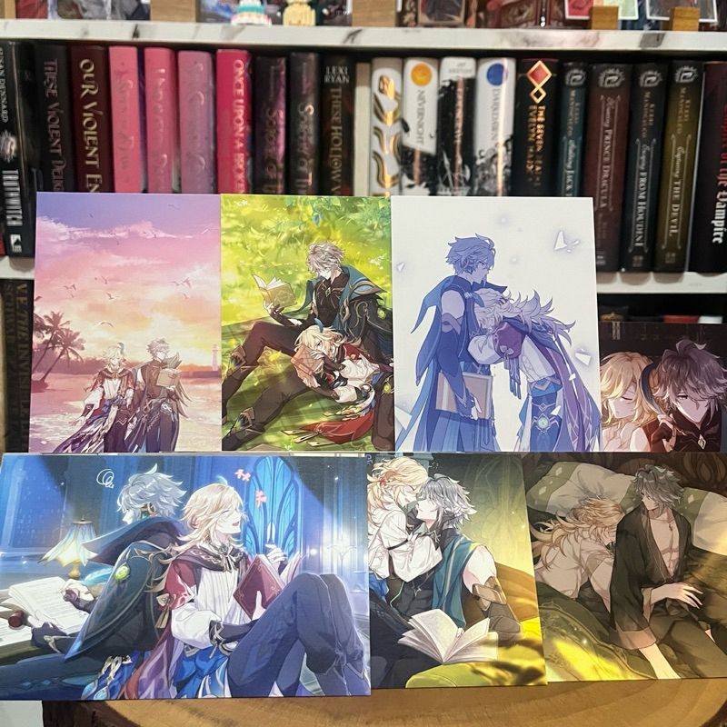 

Genshin Impact Alhaitham Kaveh Haikaveh ddungw & aryyue1 Postcard JunDW
