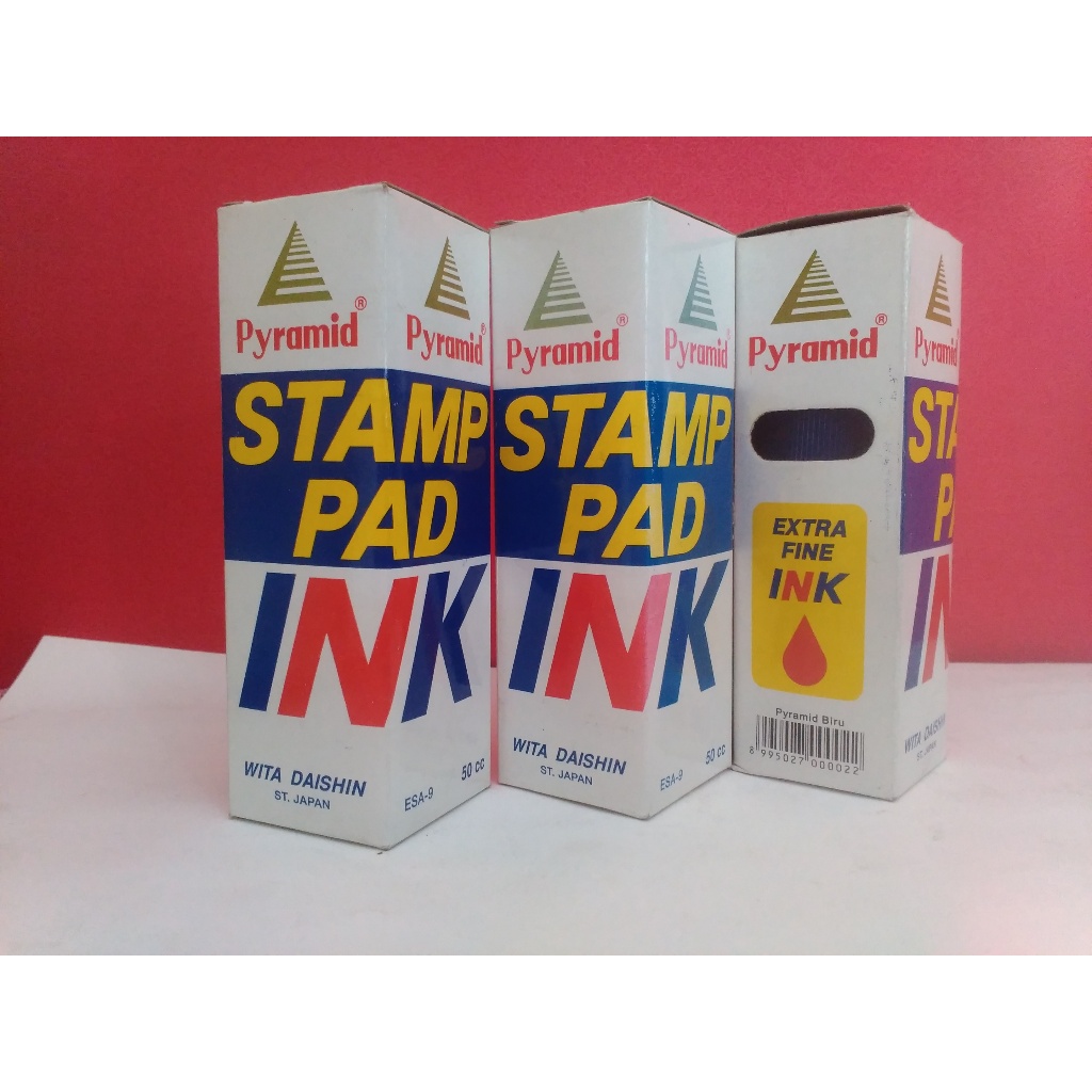 

Tinta Bak Stempel Pyramid