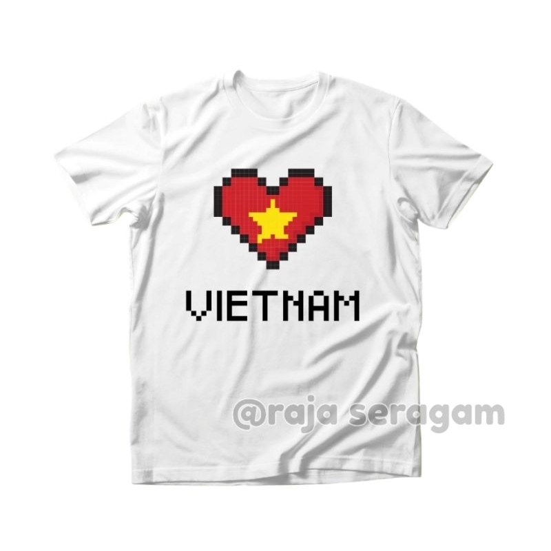 kaos oleh Oleh LOVE VIETNAM LEG0 KAOS SOUVENIR KEREN NEGARA VIETNAM