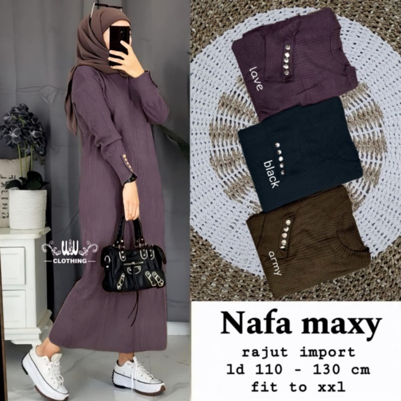 gamis / dress panjang / Nafa maxy