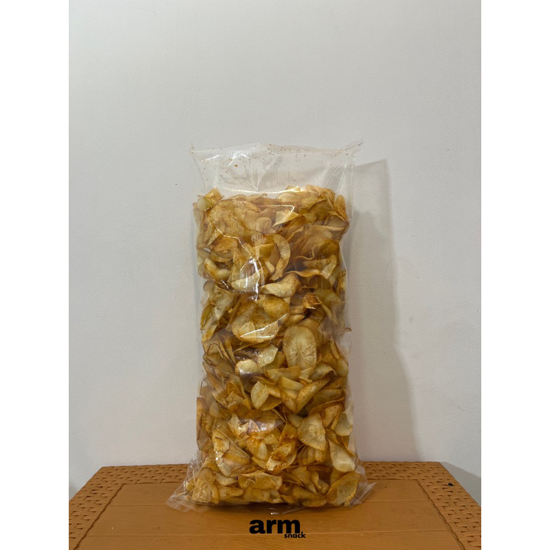 

KERIPIK SINGKONG - PEDAS GURIH - 1kg - ARMSNACK- CEMILAN - MAKANAN RINGAN