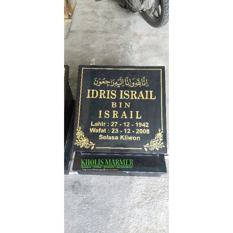 Batu Nisan Granit Hitam Alam