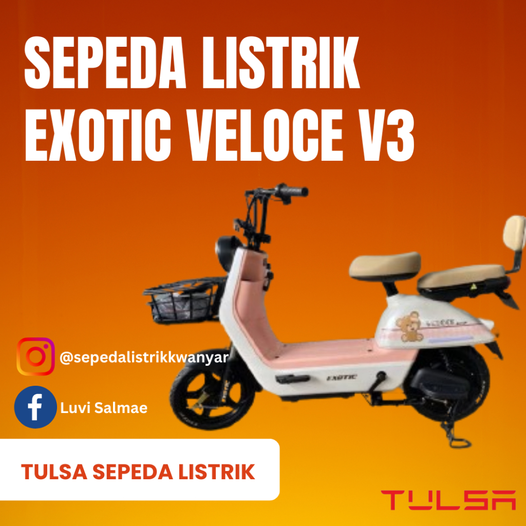 EXOTIC VELOCE V3 | Sepeda listrik