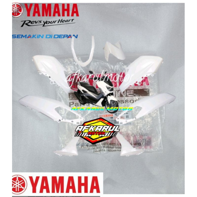 Cover full body halus set yamaha Nmax,Nmax old 2DP original yamaha Putih