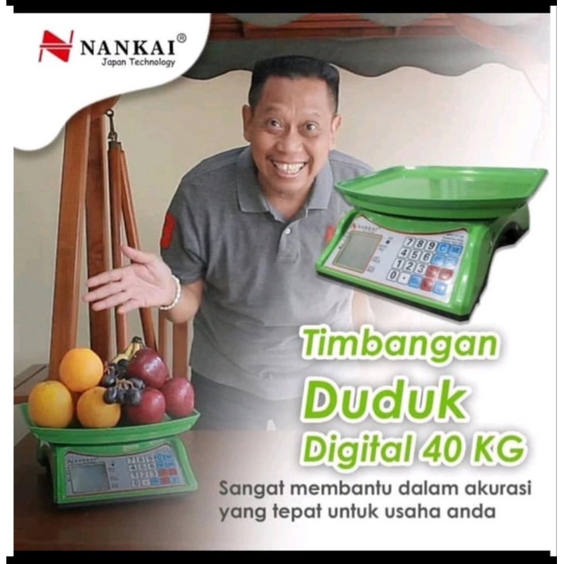 Timbangan Duduk Digital 40KG NANKAI / Timbangan ACS DIGITAL NANKAI 40 KG