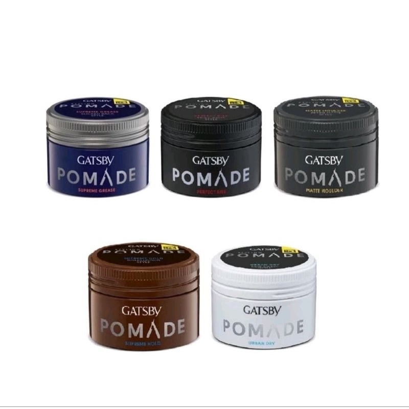 Gatsby Styling Pomade 30gr /75gr Supreme Grease, Supreme Hold, Urban Dry, Perfect Rise, Matte Moulde