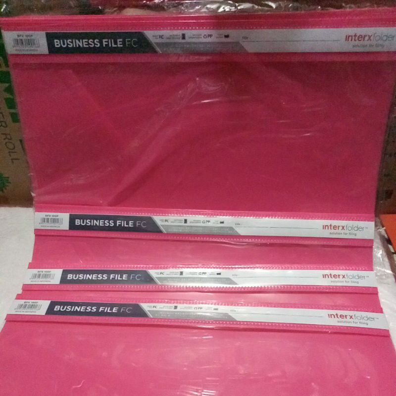 

business file folio inter X folder pink / pcs