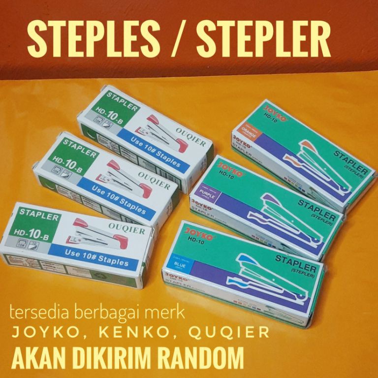 

Stk Banyak Stepler Staples Steples WGI