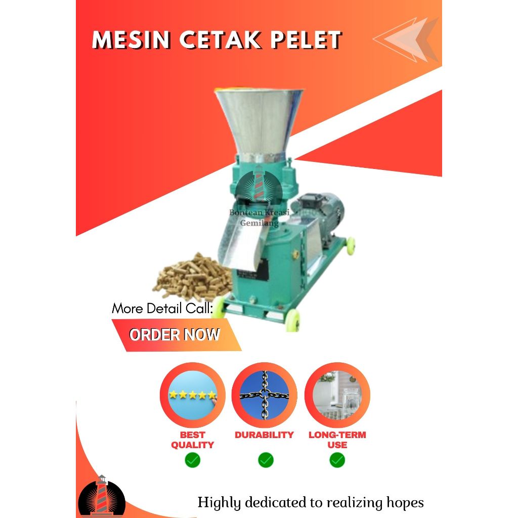 Mesin Pencetak Pelet - Mesin Pembuat Pelet - Mesin Pelet - Mesin Pakan