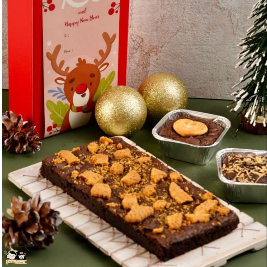 

Brownies Fudgy Dark Chocolate - ukuran 20x10