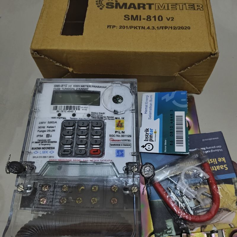 KWH TOKEN PRABAYAR MERK SMART METER 5(60)A ORIGINAL