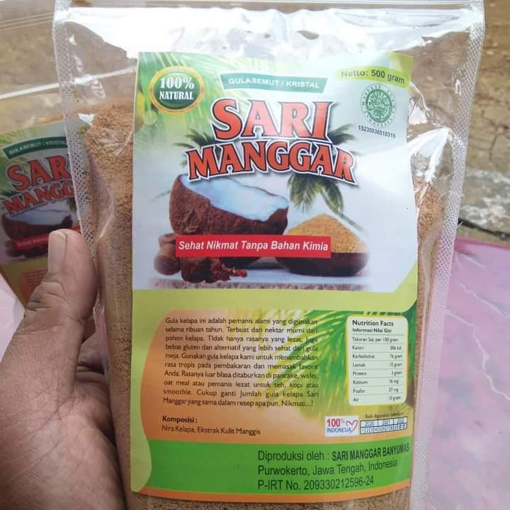 

Gula Kelapa Murni Organik Sari Manggar