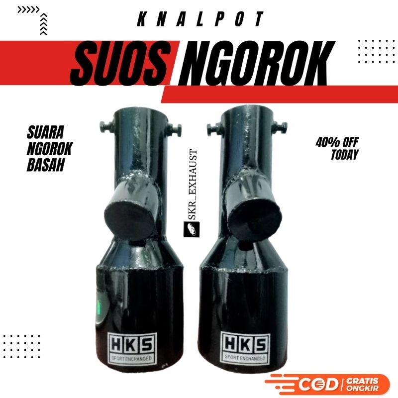 KNALPOT SUOS / SOS NGOROK SISTEM BAUT UNTUK SEMUA MOBIL BENSIN DAN L300
