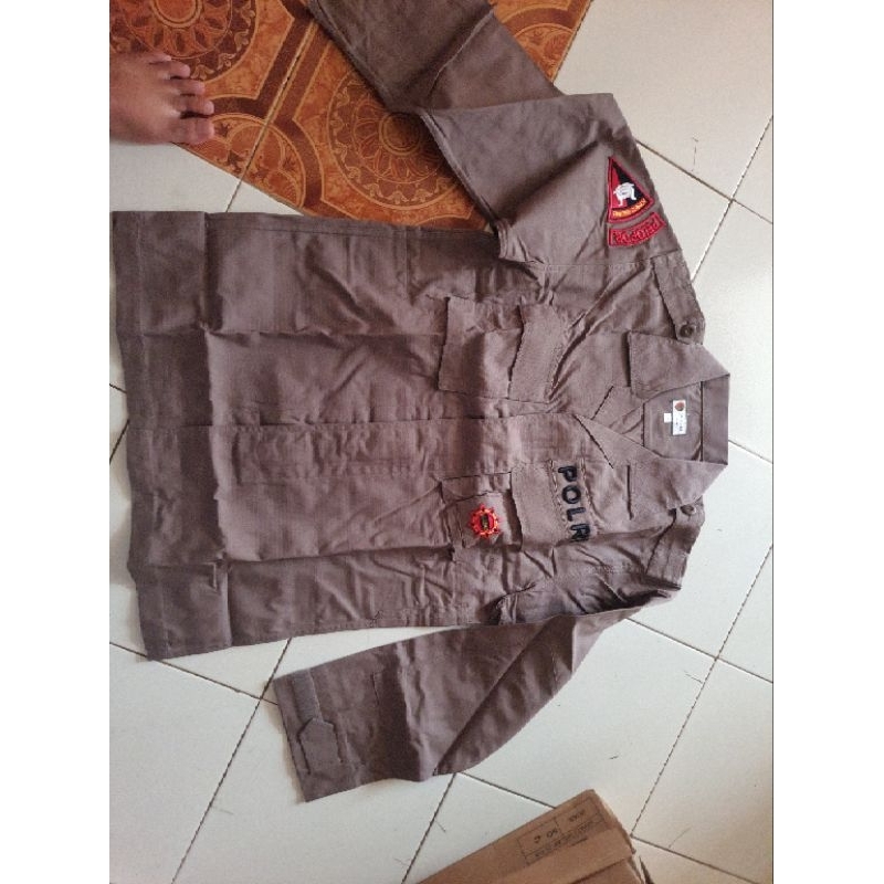 pdl coklat taktical jatah polri