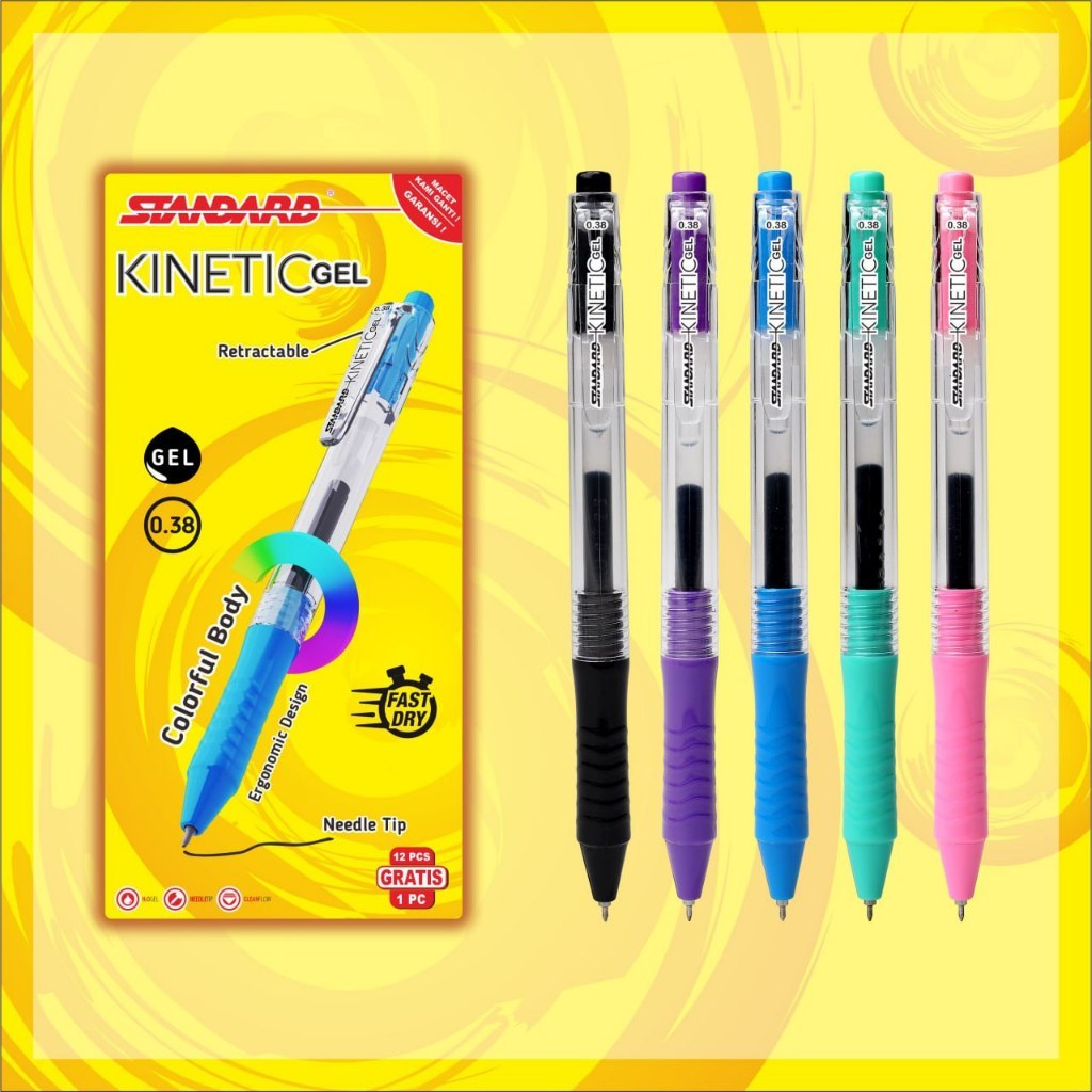 

Pulpen Standard Kinetic Gel 0.38 mirip KOKORO (1PCS)+