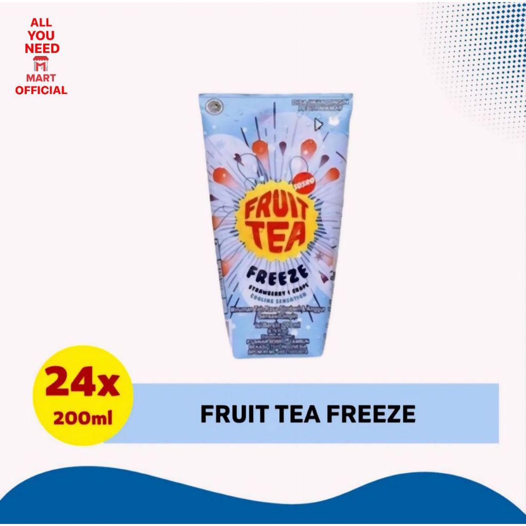 

FRUIT TEA SOSRO GENGGAM FREEZE 200ML ISI 24PCS/DUS EXP APRIL 2025