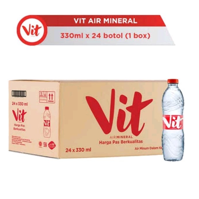 

VIT AIR MINERAL 330 ML 1 DUS isi 24 BOTOL