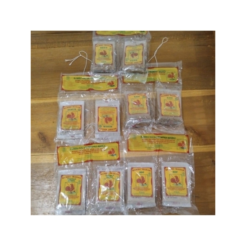 

[CAP AYAM] Bumbu Sop, rendang, opor, kari, sambal goreng, lapis legit, soto, semur, tekwan model, malbi, ketupat lontong
