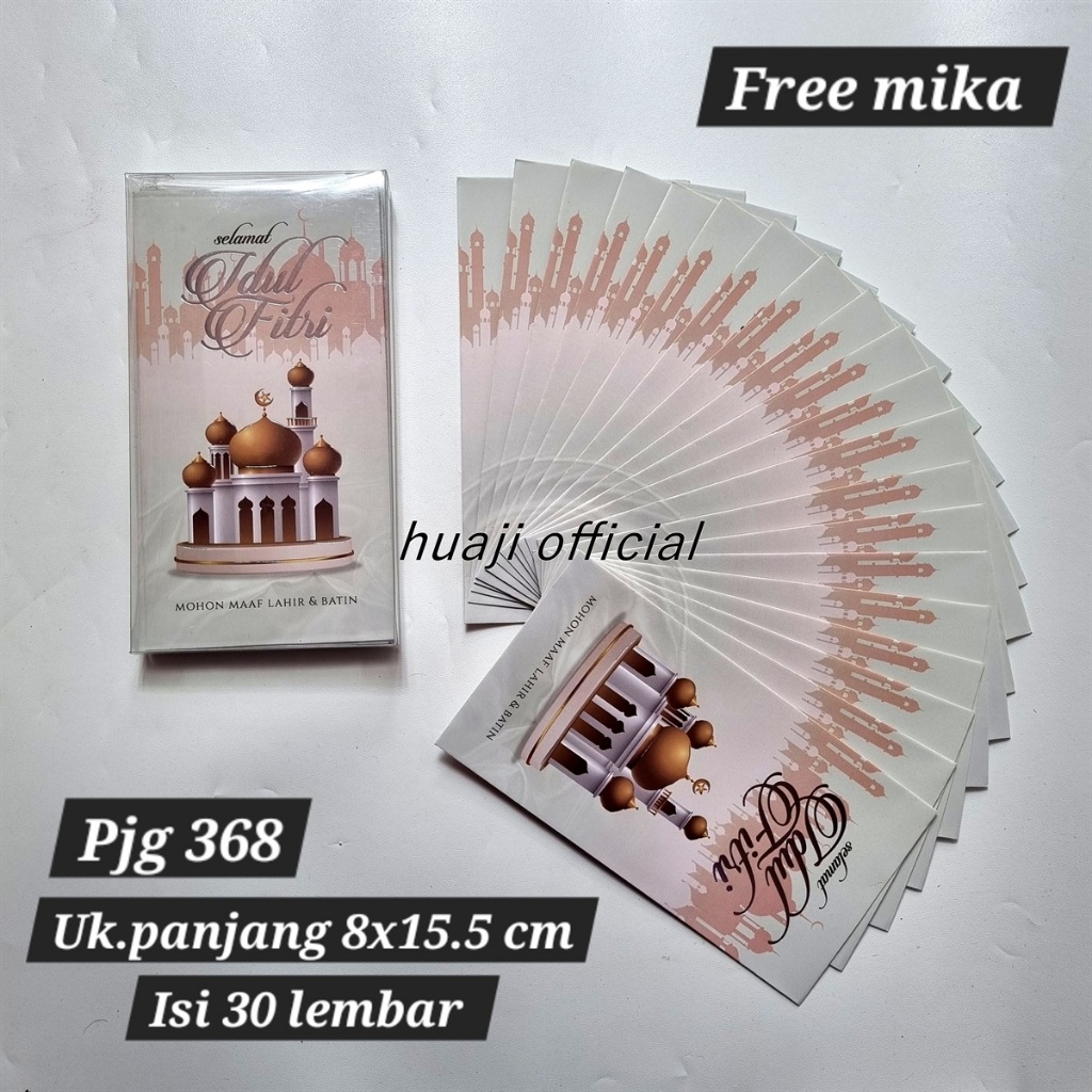 

AMPLOP LEBARAN HARI RAYA IDUL FITRI 2024 JUMBO PANJANG KOTAK MIKA ISI 30 PREMIUM MURAH READY STOCK