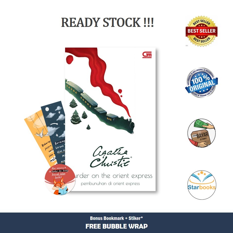Gramedia - Buku Murder on The Orient Express: Pembunuhan di Orient Express (Novel)